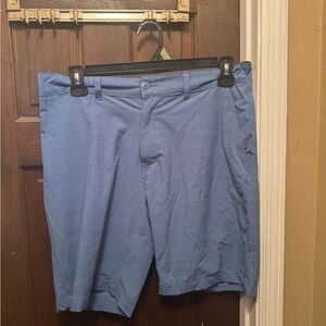 Mens Size 33 Ron Jon Slate Blue Flat Front Shorts